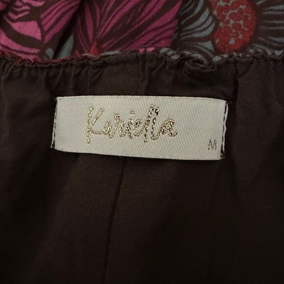 KARIELLA Puff Sleeve and Hem Mini Dress in Multi Floral Print Square Neck - Picture 12 of 14